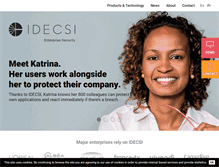 Tablet Screenshot of idecsi.com